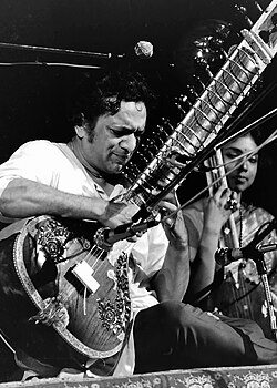 Portrait de Ravi Shankar